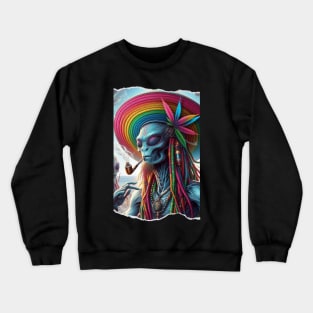 aliens rastafari Crewneck Sweatshirt